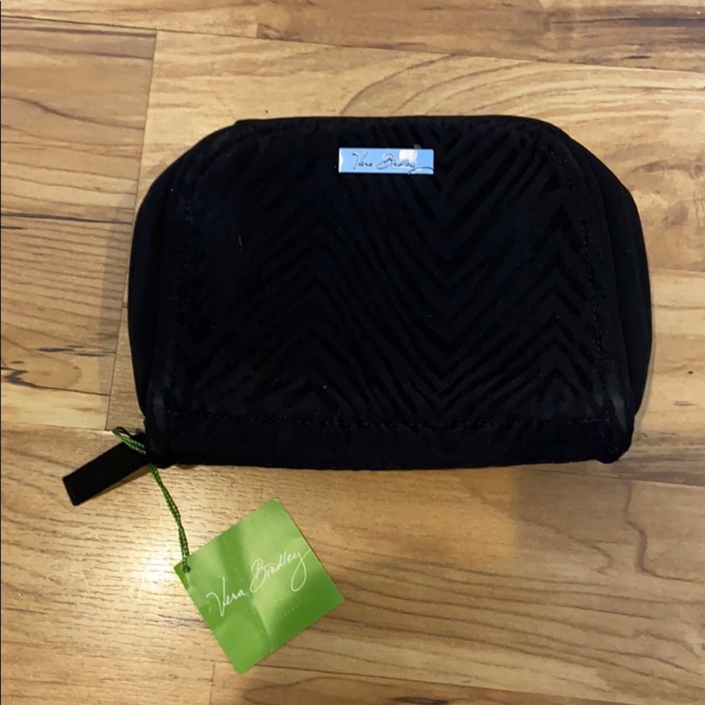 Vera Bradley Travel Jewelry Organizer Black Zebra